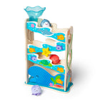 Melissa & Doug Rollables Wooden Ocean Slide Infant and Toddler Toy - 5 Pieces-Rollables Wooden Ocean Slide