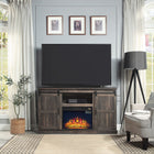 Manhattan Comfort Electric Fireplace Insert - Black-10