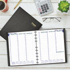 Blueline 2027 MiracleBind Weekly Planner Appointment Book with Twin-Wire Binding - 10-3/4" x 8-1/2" - Black - Bilingual-Certified under FSC license code: FSC C102682. The Forest Stewardship Council enables businesses and consumers to choose products made with materials sourced from responsible forestry, promoting environmentally appropriate, socially beneficial, and economically viable management of the world's forests
