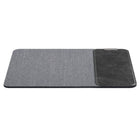 General Supply Goods + Co 10W Rolled Up Mouse Pad Wireless Charger - Charcoal-Smooth Vegan leather