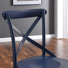 Modway Gear Dining Side Chair - Midnight Blue-Weight Capacity: 330 lbs.