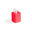 LOGiiX Vibrance Power Cube 20W USB-C Wall Charger - Red-Compact & colourful Vibrance Power Cube Mini charges smartphones up to 3x faster