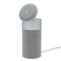 LBT Mag Stream Vibe Home 3-in-1 Magnetic Charging Bluetooth Speaker - Light Grey-Bluetooth Connectivity: Utilize the latest Bluetooth technology to wirelessly connect your smartphone Built-in LED: Adjust the LED light modes to whatever suits your situation