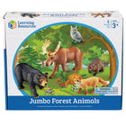 Learning Resources Jumbo Forest Animals - Set of 5 -Age group and grade: Ages 3 - 6 and grades pre-school - kindergarten