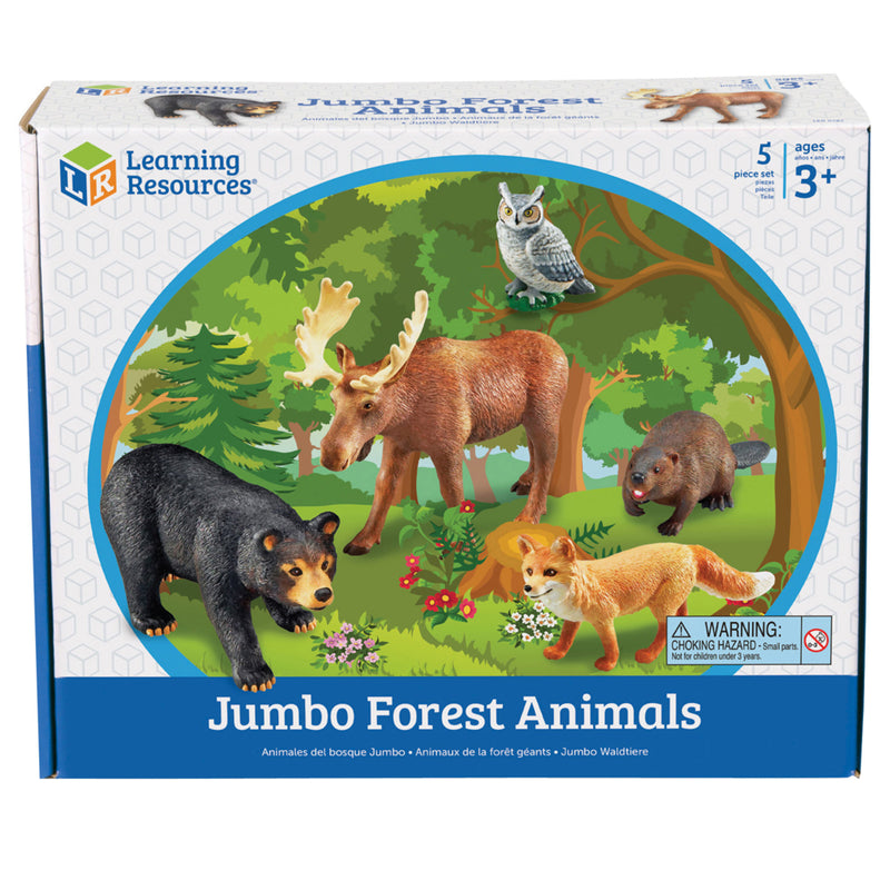 Learning Resources Jumbo Forest Animals - Set of 5 | staples.ca