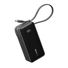 Anker Fusion 10000mAh 30W Power Bank with Built-In Lightning Cable - Black-30W Two-Way Fast Charge: Whether using it plugged in or as a portable battery, the high-speed 30W output offers the power you need to get through your day. Fuel your iPhone 15 Pro from 0 to 50% in just 25 minutes.