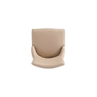 Manhattan Comfort Shubert 19.25" Modern Faux Leather and Velvet Upholstered Dining Chairs - Tan - Set of 2-30 Day Limited Manufacturer's Warranty