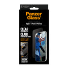 PanzerGlass UWF Screen Protector Max with Fastfit iPhone 17 Pro - Clear-Fastfit in-a-box: place your phone face-up and pull the tab for a flawless installation