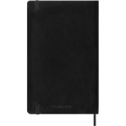 Moleskine 2027 12 Month Weekly Soft Cover Planner - 5" x 8.25" - Black-Colour coordinated expandable inner pocket
