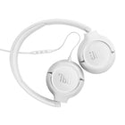 JBL Tune 530C Wired On-Ear Headphones - White-Wide compatibility