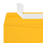 Jam Paper Open End Catalog Premium Envelopes - 9" H x 12" W - Sunflower Yellow - 50 Pack-Envelopes have gummed flap and no clasp for easy closure