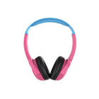 Wicked Audio Tricky Tike Kid Safe BT Headphone Rated at 85 dB - Candy Pink-Bluetooth: 32 ft/ 10m