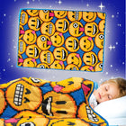 Bell+Howell Kids Weighted Blanket - 7 lb. - Emoji-SNUG, WARM, BREATHABLE, Snug feeling mimics the sensation of being held, for a very calm and relaxing sleep, plush contact surface will keep you warm during cold nights