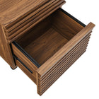 Modway Render Wood File Cabinet - Walnut-7