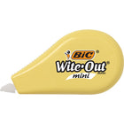 BIC Wite Out Mini Pastel Correction Tape - Pastel Colours - 3 Pack-6 metres of correction: Each Wite-Out Mini Correction Tape contains 6 metres of coverage