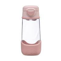 b.box - Tritan Sport Spout Bottle - 450ml - Blush Crush-Ergonomic 600ml spout bottle for active kids