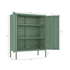 Manhattan Comfort Naomi 31.5" Modern Accent Cabinet - Green-Includes 2 Adjustable Shelves