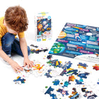 Banana Panda Observation Puzzle - Space-High-quality sturdy pieces are made from thick cardboard that provide a snug fit when pieced together