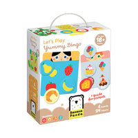 Banana Panda Let's Play Yummy Bingo 30-Piece Set-A Perfect First Game for Toddlers - with colorful illustrations of food and drinks, large pieces and easy-to-follow rules, this is a great beginner game for toddlers and young kids