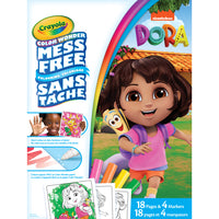 Crayola Color Wonder Mess-Free Colouring Pages & Mini Markers - Dora-DORA COLOR WONDER SET: Contains 18 Dora themed Color Wonder Colouring Pages and 5 Color Wonder Markers