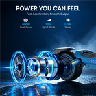 Gyrocopters Sceptre Electric Scooter for Adults & Teens - Speed 38 kmph - Range 40 km - APP - Black-Decree your pace with five royal settings — Walking (6km/h), Eco (10km/h), Drive (20km/h), Sport (32km/h), or unleash the full might of Unlocked Speed Mode for a commanding 38km/h