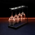 Happy Sinks Wine Glass Bio-Composite Rack - Charcoal -Dishwasher safe