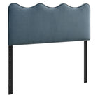 Modway Athena Stain-Resistant Performance Velvet Queen Size Headboard - Cadet Blue-Stain-Resistant Performance Velvet