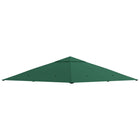 Outsunny 10' L x 10' W Square Gazebo Canopy Replacement UV Protected Top Cover - Green-Durable and weather resistant extra tough polyester fabric with PA coating 