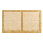 Modway Sandy Wall Mounted Wood and Rattan Twin Size Headboard - Natural Rattan-Fully Assembled