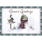 Rosedale Christmas Greeting Cards/Envelopes - 5-1/2" x 8" - Season's Greetings - 12 Pack-Premium quality greeting cards