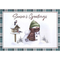 Rosedale Christmas Greeting Cards/Envelopes - 5-1/2" x 8" - Season's Greetings - 12 Pack-Premium quality greeting cards