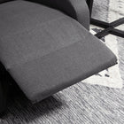 HOMCOM Push Back Recliner with Padded Seat for Home Theater - Dark Grey-The recliner features a robust and solid foundation for lasting durability