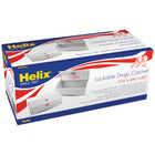 Helix Locking Prescription Drug Cabinet - Heavy-Duty Steel Construction - White-Compact and durable Prescription Drugs Cabinet helps keep drugs out of reach of children and to others to whom they aren't prescribed!
