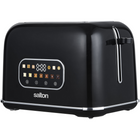 Salton Digital 2 Slice Toaster - Black-6 smart preset functions -one-touch convenience for all your favorites—bagel, waffle, pastry, and more! 
