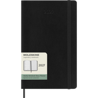 Moleskine 2027 12 Month Weekly Soft Cover Planner - 5" x 8.25" - Black-In case of loss notice printed on the flyleaf