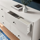 Modway Emmeline Scalloped 6-Drawer Dresser - White-5