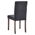 Modway Prosper Upholstered Velvet Dining Side Chair - Grey - 2 Pack-Dense Foam Padding