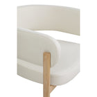 Brassex Brayden Visiting Chair - Set of 2 - Cream-High-grade foam seating