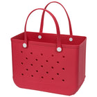 Merangue Large EVA Portable Storage Tote - Red-Spacious & lightweight – large size (45 × 35 × 24 cm) with ample storage space