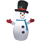 GEMMY Airblown Inflatable Christmas Snowman - 42"-Lights up with bright, energy-efficient LED light