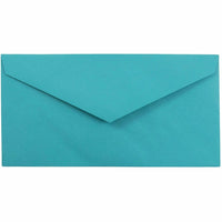 JAM Paper Monarch Envelopes, 3.88 x 7.5, Brite Hue Sea Blue Recycled, 1000 Pack (34097576B)-Sea blue