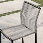 Modway Serenity Outdoor Chairs - Light Grey - Set of 2-Woven Rope Seat