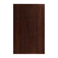 Flash Furniture 30" x 48" Rectangular High-Gloss Walnut Resin Table Top with 2" Thick Edge-Restaurant Dining Table Top