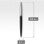 Parker Jotter Ballpoint Pen - Bond Street Black with Chrome Trim - Medium Point - Blue Ink-Gift box not included