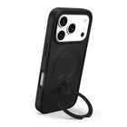 AXS PROShield Stand MagSafe Compatible Phone Case for Apple iPhone 17 Pro - Black-360° rotating stand for portrait or landscape viewing 