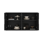 Manhattan Comfort Rivington 60" Modern 4-Door Sideboard - Black-10