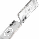Blu Element DropZone Rugged Compatible with MagSafe Case with Kickstand for iPhone 17 - Clear-Raised edges for camera and screen protection