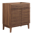 Modway Render 30" Bathroom Vanity Cabinet - Walnut-Assembly Required