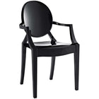 Modway Casper Dining Armchair - Black-For Indoor/Outdoor Use