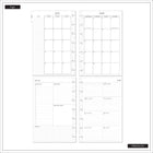 The Happy Planner 2026–2027 Mini Disc Bound Dated Planner - 7-1/2" x 6-11/16" - Sunshine Blooms Floral-9